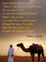 There is a gate in jerusalem called the eye of the needle, through which a camel could not pass unless it stooped down and had all its. Pin On Favorite Quotes