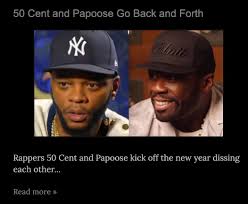 50 Cent and Papoose go back and forth https://t.ly/W7K8A click the ...