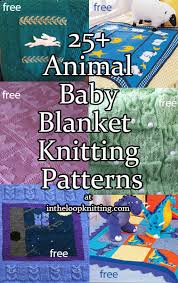 Great for stash and remnant yarn! Animal Blanket Knitting Patterns In The Loop Knitting