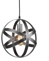 Industrial Pendant Lighting Kitchen Globe Pendant Light Antique Silver Industrial Pendant Lighting By Claxy