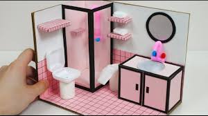 Königlicher ritt durch das juwelen königreich. Diy Miniatur Puppenhaus Fur Barbie Wie Ein Rosa Badezimmer Youtube Barbie Haus Mobel Puppenhaus Bastelideen