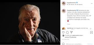O ator e dublador orlando drummond morreu hoje aos 101 anos. Jnw Anmouxzs6m