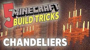 5 Minecraft Build Tricks Chandeliers And Hanglamps Youtube The minecraft chandelier should work for all versions of minecraft such as xbox, ps4, ps3, mcpe, wii u & pc. 5 minecraft build tricks chandeliers and hanglamps