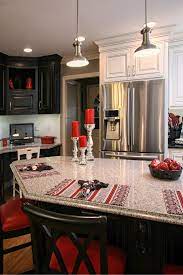 Black And White Kitchen Black Kitchen Decor Red Kitchen Decor Black And Red Kitchen