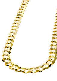 Beyond their symbolic gestures, real gold chains are a good investment and one of the few things in life that will turn into a profit after years of enjoyment. Mens Gold Chain Solid Cuban Link 10k Gold Frostnyc