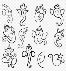 Get images of tattoos on body. Simple Ganesha Tattoo Designs Clipart 1108403 Pikpng
