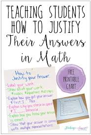 Teaching Students How To Justify Answers In Math Teaching With Jennifer Findley Education Math Math Instruction Guided Math