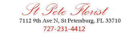 We deliver to st petersburg and st pete beach only. Flowers And Gifts St Pete Florist