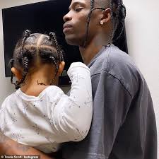 Ahmudapparel.bigcartel.com[ cool hats and blm gear can be found on my. Travis Scott Shares A Sweet Snap With Two Year Old Daughter Stormi As They Don Matching Braid Styles Daily Mail Online