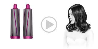 The dyson airwrap promises to do everything your straighteners, hairdryer, rollers and brushes do, all in one without fierce, damaging heat. Dyson Haarstyler Dyson Airwrap Complete Long Langes Haar Anthrazit Fuchsia Transparent