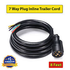60 lovely 5 pin trailer plug wiring diagram graphics. 7 Way Trailer Plug Wire Connector Inline Cord 7 Pin Inline Harness Kit Rv Blade Ebay