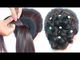 Messy Bun Hairstyle Juda Hairstyle Updo Hairstyle Ladies Hair Style Bun Hairstyles Youtube Hairstyles Juda Bun Hairstyles Cute Wedding Hairstyles