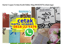 Scopri ricette, idee per la casa, consigli di stile e altre idee da provare. Kartu Ucapan Terima Kasih Online Shop 0818 22 5376 Wa By Aulia Nuraysa Issuu