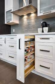 Below are some pictures of kitchens featuring contemporary cabinets. Gallery Contemporary Kitchen Grey With Dark And Light Cabinets