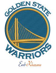 Golden State Warriors Logo Embroidery Design