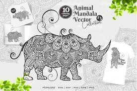 Animals are probably what children prefer to color ! Animal Mandala Vector Coloring Book 3 1295905 Coloring Pages Design Bundles