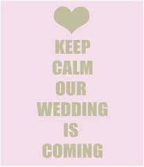 Keep Calm Our Wedding Is Coming Keep Calm Wedding Wedding Guest Book Alternatives Pearls Wedding Theme
