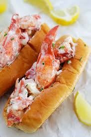 I prefer my lobster rolls without it. Lobster Roll With Juicy Lobster And Mayo Rasa Malaysia