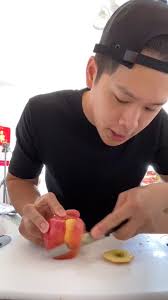 How to Peel An Apple with A Potato Peeler