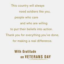 From cards that wish them a safe deployment to cards that welcome them home and all the days in between, remind them how proud you are, and how much you miss them, while they're overseas. Veterans Day Cards Hallmark