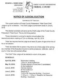 POTAWATOMI TRAVELING TIMES