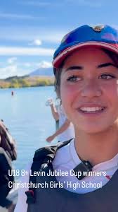 @wendytvnz talks to cox Sofia Bohm after her crew won the U18 8+ (Levin  Jubilee Cup) Crew: Kate Smith, Isabelle Williamson, Sienna  Godfrey-Chatterton, Elsie Loe, Holly E Smith, Marlie Ross, Kate ...