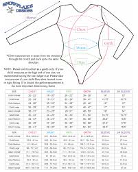 Leotard Size Chart 3 Www Bedowntowndaytona Com