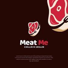 Meat Me Feel Free To Comment Dm Us For Logo Design Follow Logo Unit Follow Logo Unit By Mas Deco24 Logo Restaurant Minimalist Logo Logo Design