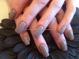 Eye Candy Nails Training Acrylic Overlay With Wild Mink Gel Polish By Nicola Senior On 2 November 2012 At 0 Nail Art Eye Hair And Nails Gel Nail Extensions
