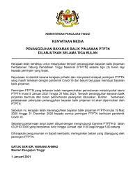 Borang permohonan penangguhan bayaran balik. Moratorium Ptptn 2021 Permohonan Online Dibuka Dari 5 Januari 2021