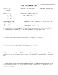 Learn about ideal gas equation with free interactive flashcards. Ideal Dalton S Gas Laws