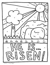Easter religious coloring pages vectors (66). Religious Easter Coloring Page By Namely Original Designs Tpt
