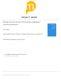 pdf building a home for the past archives and the