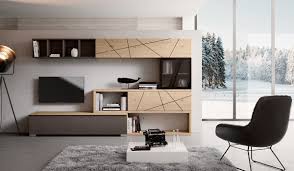 Wall mounted units are a good option to maximize on. Modular Living Room Furniture Imab Group