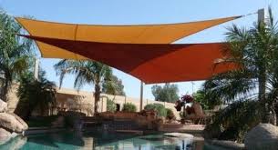 Shade Sails Outdoor Rooms Take Wing Pool Shade Backyard Shade Outdoor Shade
