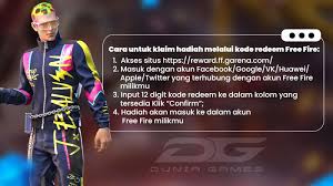Kode Redeem FF Free Fire 21 Mei 2024 untuk Reward FF | Dunia Games