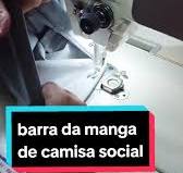 barra de manga da camisa social #costuraparaprincipiantes  #costureirasdotiktok #costura