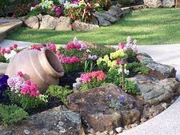 Add in some mosses or short grasses around rougher. 16 Gorgeous Small Rock Gardens You Will Definitely Love To Copy The Art In Life Rock Garden Design Front Yard Landscaping Design Landscaping With Rocks