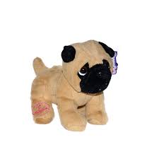 Pelus Kopek B Plush Pelus Ayakta Kucuk Pug Kopek Sesli Kargo Ucretsiz