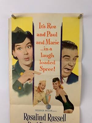 NEVER WAVE AT A WAC Movie Poster (VeryGood-) Insert 1953 Rosalind Russell  327 | eBay