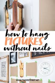For this scenario, an odd number of pieces is more attractive to the eye and is visually balanced. How To Hang Pictures Without Nails By Using 3m Command Strips