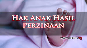Anak zina tetap bisa berkesempatan masuk surga bila memang dikehendaki oleh allah dan dia beramal shaleh, sedang hadits nabi : Hak Hak Anak Hasil Perzinaan Zina Merupakan Dosa Besar