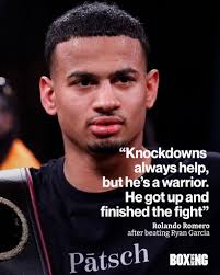 Rolando Romero shows respect to Ryan Garcia after his upset win in New  York. 🤝 #GarciaRomero