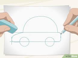 Start by lightly sketching out the basic shape of either a rounded or boxy car with a pencil. How To Draw A Cartoon Car With Pictures Wikihow