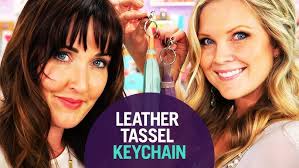 How to Make a Leather Tassel Keychain