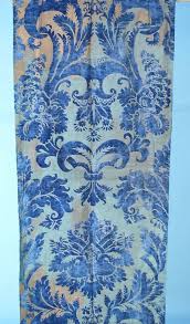 A pair of fortuny fabric cushions in the glicine pattern, with bias silk edging and gold silk backing, the pattern, a 17th century italian design with wisteria motif. 390 Fortuny Fabric Ideas Fortuny Fabric Fortuny Fabric