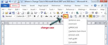 The letter of the new word must join with a letter already on the board. Where Is The Change Case In Microsoft Word 2007 2010 2013 2016 2019 And 365