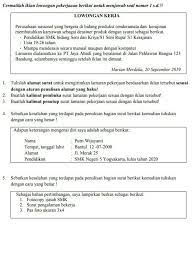 Tuliskan paragraf pembuka surat lamaran pekerjanan berdasarkan iklan !. Kalimat Pembuka Surat Lamaran Kerja Mengidentifikasi Unsur Kebahasaan Surat Lamaran Pekerjaan Zuhri Indonesia Berikut Ini Merupakan Contoh Lengkap Jika Kamu Menyatukan Antara Kalimat Pembuka Yang Baik Dengan Seluruh Isi Dari
