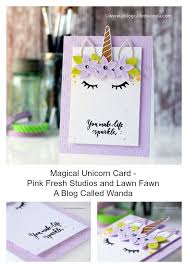 Birthday Card Ideas For Kids Unicorn You Make Life Sparkle Pink Fresh Studio Magical Unicorn Unicorn Card Unicorn Birthday Cards Cards Handmade