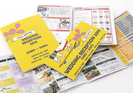 フェス風プロフィールブック 招待状 デザイン フェス プロフィール ブック